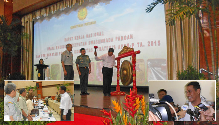 Rakernas Upsus Swasembada Pangan Dibuka Mentan